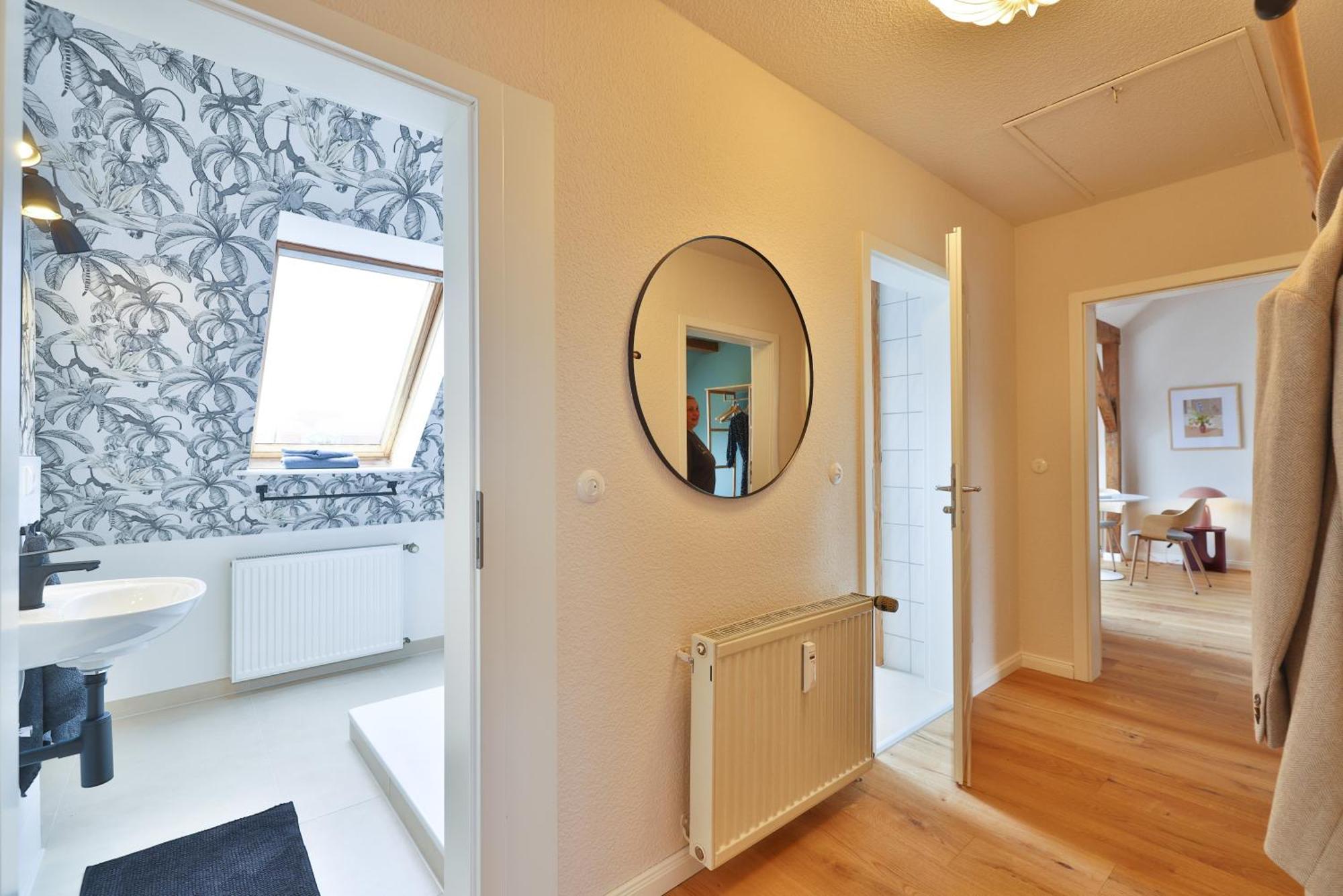 Ferienwohnung An Der Brunnenaue Щралзунд Стая снимка